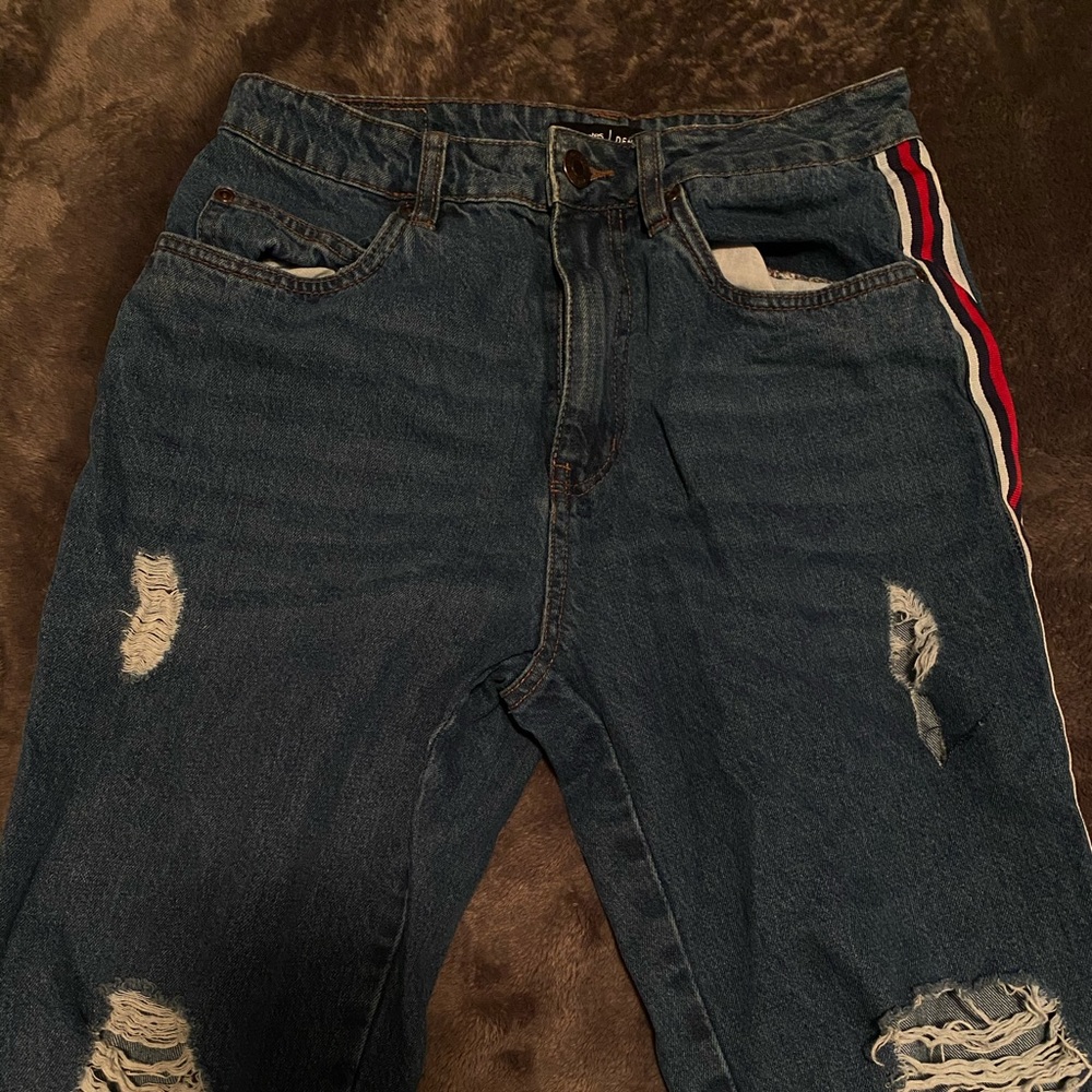 BLUENOTES Denim Ripped Jeans